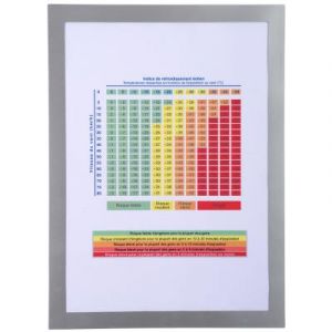 EXACOMPTA Cadre magn&eacute;tique, A4, bleu