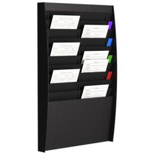 Trieur mural vertical Paperflow 20 cases -2x10 A4 - Noir