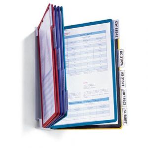 Support mural Durable Vario - 10 pochettes pour format A4