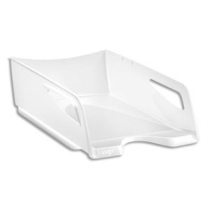 Maxi Corbeille &agrave; courrier CEP Riviera - 26,5 x 11,5 x 38,7 cm - blanc arctique