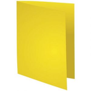 Chemise Exacompta Rock's - jaune citron - format 24 x 32 cm - 210 g - paquet de 100
