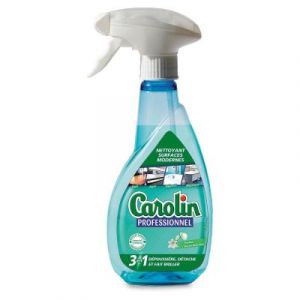 Nettoyant surfaces modernes 3 en 1 - Carolin - Spray 400ml