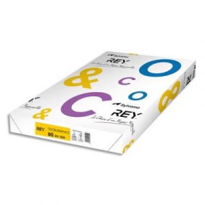 Papier Rey Text and Graphics - blanc - laser et jet d'encre - 80 g - A3 - ramette de 500 feuilles