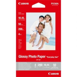 Canon papier photo brillant 4 &times; 6&rdquo; (10 &times; 15 cm) gp-501 - 50 feuilles