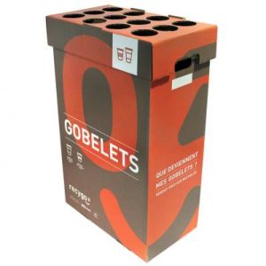 Bo&icirc;te &eacute;cobox Recygo de collecte pour le tri et recyclage des gobelets