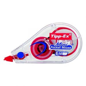 Roller de correction Tipp-Ex Mini Pocket Mouse Fashion - 5mm x 5m - assortis translucides