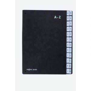 Trieur direction alphab&eacute;tique Pagna - 24 divisions - Noir