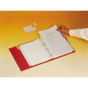 Pochettes intercalaires 8 positions &agrave; onglets - polypropyl&egrave;ne 9/100e - perforation universelle