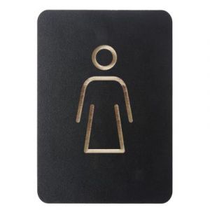 EUROPEL Pictogramme 'WC genre neutre', noir