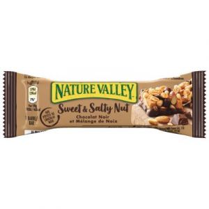 Barre de c&eacute;r&eacute;ales chocolat et m&eacute;lange de noix Natural Valley - Bo&icirc;te de 18 barres de 30 g