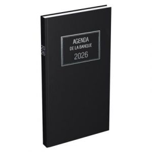 Agenda de banque Lecas long - 15 x 34 cm - 2 volumes