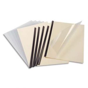 Kit de reliure manuelle pour 5 dossiers Claircell Serodo - coloris ivoire