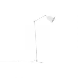 Lampadaire Aluminor Mekano - Ampoule Led E27 - 12W - Bras articulé - Blanc