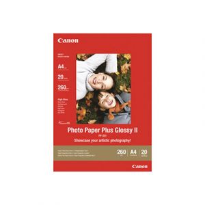 Canon papier photo glac&eacute; extra ii pp-201 8,8 &times; 8,8 cm - 20 feuilles