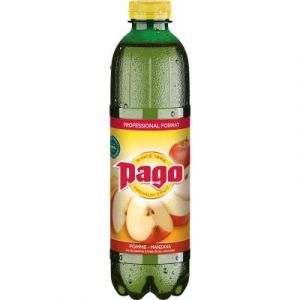 Jus de pomme Pago - bouteille de 1 litre - lot de 6