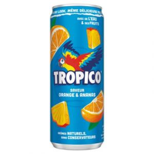 Tropico Orange & Ananas format slim - Lot de 24 canettes de 33 cl