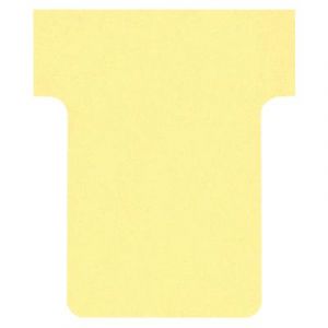Fiche T1,5 Nobo jaune pour planning - lot de 100