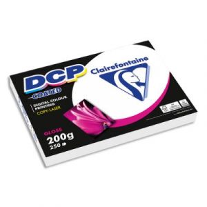 Papier couch&eacute; DCP Coated - brillant - 2 faces - 200 g - A4 - ramette 250 feuilles