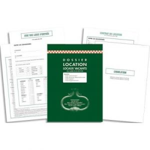 Kit contrat de location non meubl&eacute;e Exacompta 41E