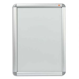 Vitrine cadre clipsable Nobo - aluminium - &eacute;cran anti-reflet - PVC - A2
