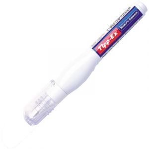 Stylo de correction Tipp-Ex Shake'n Squeeze - pointe m&eacute;tal fine - contenance 8 ml