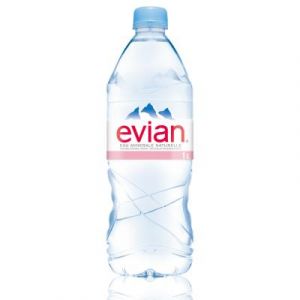 Bouteille d'eau min&eacute;rale Evian - 1 L