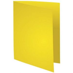 Sous-chemise Exacompta Rock's - jaune citron - format 22 x 31 cm - 80 g - paquet de 100