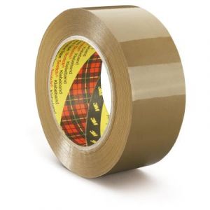 Ruban adhésif Scotch 3M 371 Polypropylène standard 28 microns havane 48 mm x 132 m