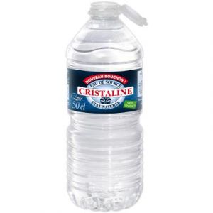 Bouteille d'eau de source Cristaline - 50 cl