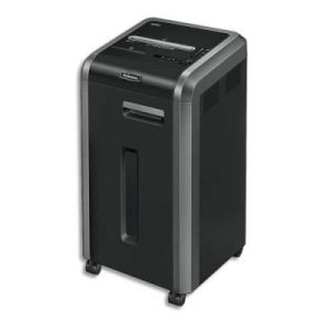 Fellowes powershred 225ci destructeur de papier destruction crois&eacute;e 24 cm noir, gris