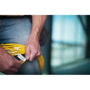 Ruban Rhinopro Dymo - Ruban noir/jaune - 19 mm x 7 m