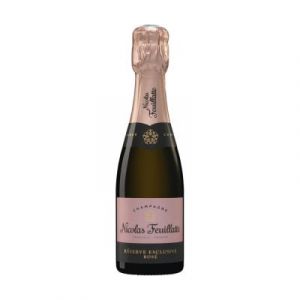 Champagne Brut Ros&eacute; NICOLAS FEUILLATTE - Bouteille de 20 cl