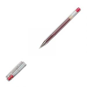Stylo &agrave; bille Pilot G-TEC-C4 - pointe hi-tech extra-fine - encre gel rouge - corps plastique avec capuchon