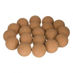 Balles pour baby-foot Ren&eacute; Pierre en li&egrave;ge brut - Lot de 10