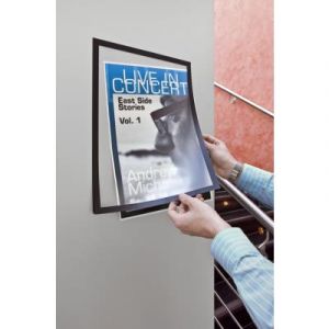 DURABLE Cadre d'affichage magn&eacute;tique DURAFRAME A3 bleu fonc&eacute;