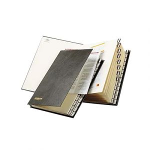 Trieur alphab&eacute;tique Ordonator Exacompta - plastifi&eacute; - 26 compartiments - format 25 x 33 cm - dos &agrave; soufflets