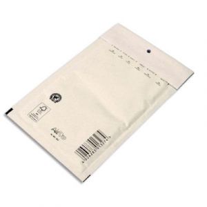 Pochettes à bulles d'air Airpro en Kraft blanc - fermeture auto-adhésive - 12 x 21,5 cm - paquet de 10