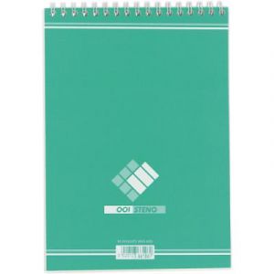 Bloc de bureau st&eacute;no 001 Hamelin - format A5 14,8 x 21 cm - uni - 180 pages