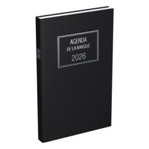Agenda de banque Lecas large - 18 x 29 cm - 2 volumes