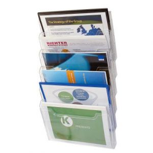 Trieur mural 6 cases Exacompta - horizontal