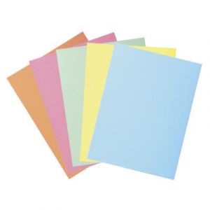 Chemises 2 rabats Exacompta Super 250 - carte 210 g - 24 x 32 cm - coloris assortis - paquet de 50