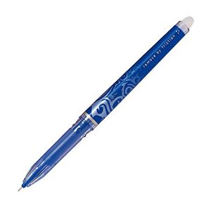Roller Pilot Frixion Point - pointe fine, s'efface &agrave; la gomme en bout de stylo - bleu