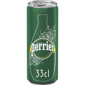 Eau de source pétillante Perrier - canette de 33cl