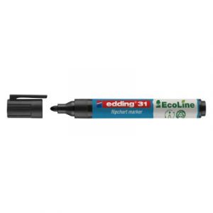 Marqueur permanent Edding E-31 EcoLine pointe ogive moyenne - Noir