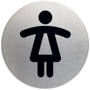 DURABLE Pictogramme 'WC Femmes & Hommes', diam&egrave;tre: 83 mm