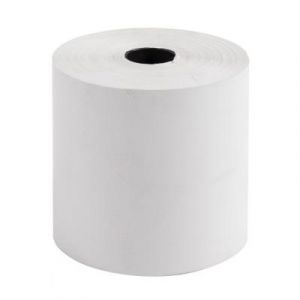 Bobine tickets de caisse Exacompta 80 x 80 x 12 mm - Longueur 95M - Rouleau Papier thermique 1 pli 48g sans Bisph&eacute;nol A - Lot de 50