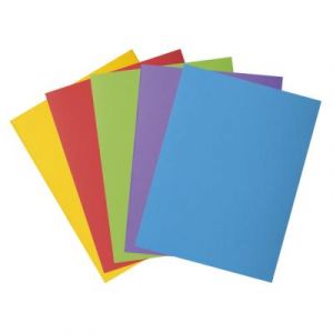 Chemises 2 rabats Exacompta Rock's 250 - carte 210g - 24 x 32 cm - coloris assortis - paquet de 50