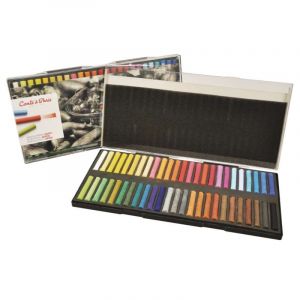 Coffret de pastels secs Conté à Paris, 50 pastels