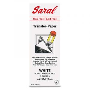 Assortiment de papier transfert Saral, Blanc, Blanc