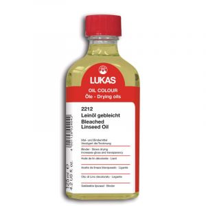 Huile de lin décolorée Lukas, 125 ml - Flacon
